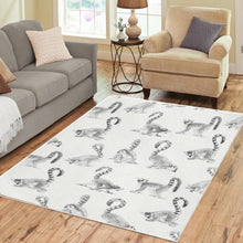 Load image into Gallery viewer, Lemurs Area Rug
