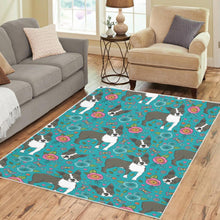 Load image into Gallery viewer, Boston Terrier Area Rug
