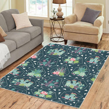 Load image into Gallery viewer, Cactus Terrarium Area Rug
