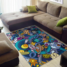 Load image into Gallery viewer, Abstract Cartoon Galaxy Space Print Area Rug
