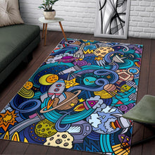 Load image into Gallery viewer, Abstract Cartoon Galaxy Space Print Area Rug
