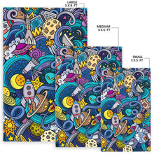 Load image into Gallery viewer, Abstract Cartoon Galaxy Space Print Area Rug
