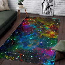 Load image into Gallery viewer, Abstract Colorful Galaxy Space Print Area Rug
