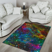 Load image into Gallery viewer, Abstract Colorful Galaxy Space Print Area Rug
