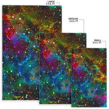 Load image into Gallery viewer, Abstract Colorful Galaxy Space Print Area Rug
