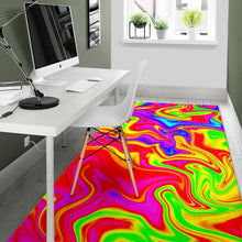 Load image into Gallery viewer, Abstract Colorful Liquid Trippy Print Area Rug

