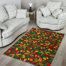 Load image into Gallery viewer, Abstract Geometric Reggae Pattern Print Area Rug
