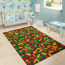 Load image into Gallery viewer, Abstract Geometric Reggae Pattern Print Area Rug
