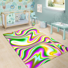 Load image into Gallery viewer, Abstract Holographic Liquid Trippy Print Area Rug
