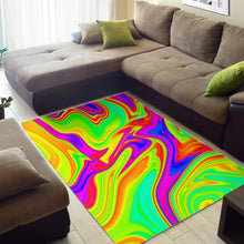 Load image into Gallery viewer, Abstract Liquid Trippy Print Area Rug
