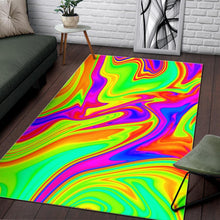Load image into Gallery viewer, Abstract Liquid Trippy Print Area Rug
