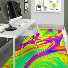 Load image into Gallery viewer, Abstract Liquid Trippy Print Area Rug
