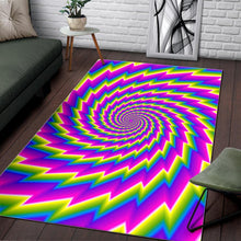 Load image into Gallery viewer, Abstract Twisted Moving Optical Illusion Area Rug
