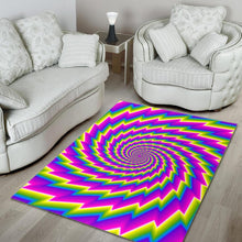 Load image into Gallery viewer, Abstract Twisted Moving Optical Illusion Area Rug
