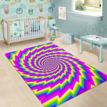 Load image into Gallery viewer, Abstract Twisted Moving Optical Illusion Area Rug

