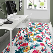 Load image into Gallery viewer, Aloha Hawaii Floral Pattern Print Area Rug
