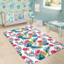 Load image into Gallery viewer, Aloha Hawaii Floral Pattern Print Area Rug
