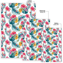 Load image into Gallery viewer, Aloha Hawaii Floral Pattern Print Area Rug
