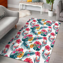 Load image into Gallery viewer, Aloha Hawaii Floral Pattern Print Area Rug
