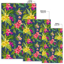 Load image into Gallery viewer, Aloha Hawaiian Flowers Pattern Print Area Rug
