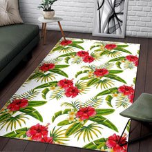 Load image into Gallery viewer, Aloha Hibiscus Tropical Pattern Print Area Rug
