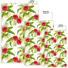 Load image into Gallery viewer, Aloha Hibiscus Tropical Pattern Print Area Rug
