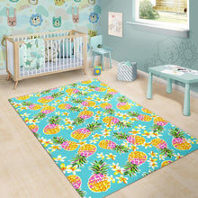 Load image into Gallery viewer, Aloha Summer Pineapple Pattern Print Area Rug
