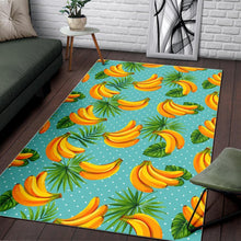 Load image into Gallery viewer, Banana Palm Leaf Pattern Print Area Rug
