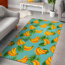 Load image into Gallery viewer, Banana Palm Leaf Pattern Print Area Rug
