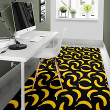 Load image into Gallery viewer, Black Banana Pattern Print Area Rug
