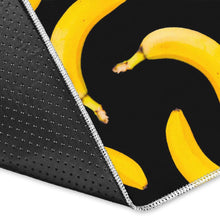 Load image into Gallery viewer, Black Banana Pattern Print Area Rug
