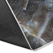 Load image into Gallery viewer, Black Grey Marble Print Area Rug
