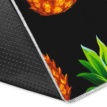 Load image into Gallery viewer, Black Pineapple Pattern Print Area Rug
