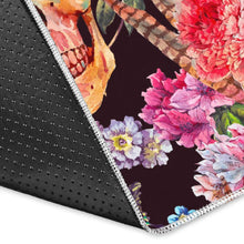 Load image into Gallery viewer, Blossom Peony Skull Pattern Print Area Rug
