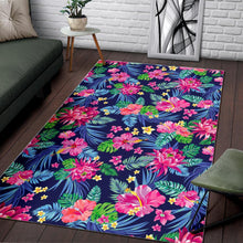 Load image into Gallery viewer, Blossom Tropical Flower Pattern Print Area Rug
