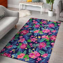 Load image into Gallery viewer, Blossom Tropical Flower Pattern Print Area Rug
