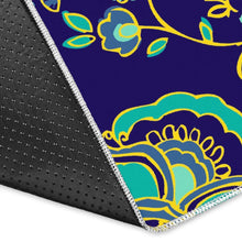 Load image into Gallery viewer, Blue Bohemian Paisley Pattern Print Area Rug

