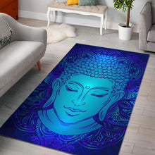 Load image into Gallery viewer, Blue Buddha Print Area Rug
