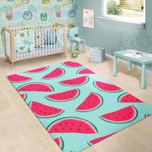Load image into Gallery viewer, Blue Cute Watermelon Pattern Print Area Rug
