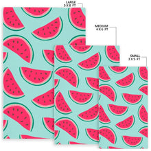 Load image into Gallery viewer, Blue Cute Watermelon Pattern Print Area Rug
