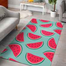 Load image into Gallery viewer, Blue Cute Watermelon Pattern Print Area Rug
