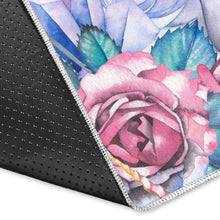 Load image into Gallery viewer, Blue Fairy Rose Unicorn Pattern Print Area Rug
