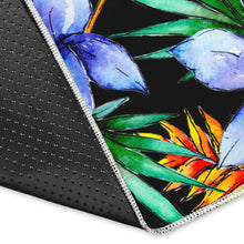 Load image into Gallery viewer, Blue Hawaiian Wildflowers Pattern Print Area Rug
