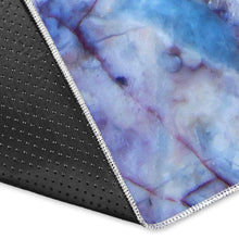 Load image into Gallery viewer, Blue Marble Print Area Rug
