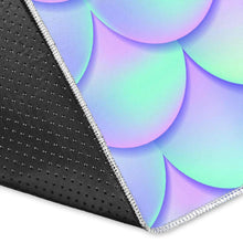 Load image into Gallery viewer, Blue Mermaid Scales Pattern Print Area Rug
