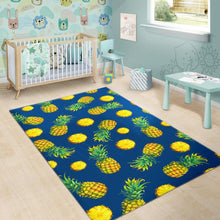 Load image into Gallery viewer, Blue Pineapple Pattern Print Area Rug
