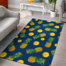 Load image into Gallery viewer, Blue Pineapple Pattern Print Area Rug

