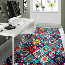 Load image into Gallery viewer, Bohemian Indian Mandala Patchwork Print Area Rug
