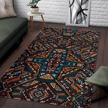 Load image into Gallery viewer, Boho Tribal Aztec Pattern Print Area Rug
