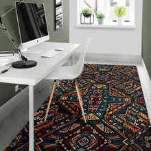 Load image into Gallery viewer, Boho Tribal Aztec Pattern Print Area Rug
